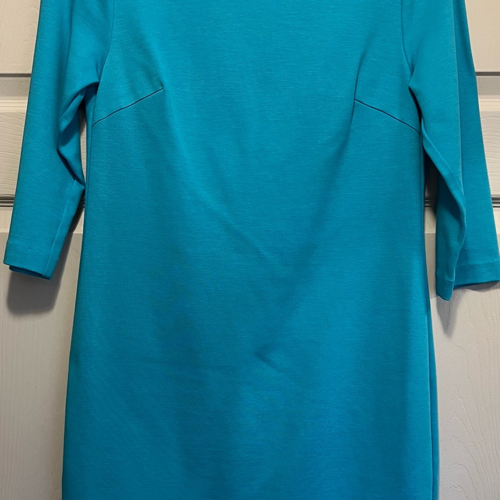 Trina Turk Vibrant Blue Long Sleeve Dress